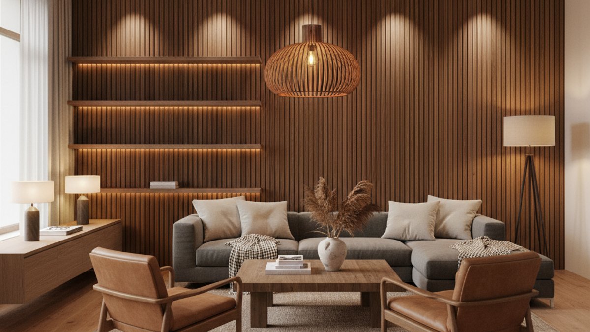 Nghệ Thuật Chiếu Sáng Nội Thất Gỗ: Tôn Lên Vẻ Đẹp Vân Gỗ Và Tạo Không Gian Sang Trọng Nội Thất Gỗ Với Các Lớp Ánh Sáng Đa Dạng