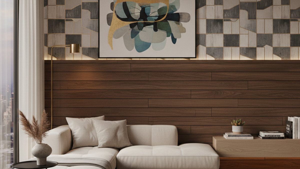 Giấy Dán Tường, Gỗ Ốp Tường, Điểm Nhấn