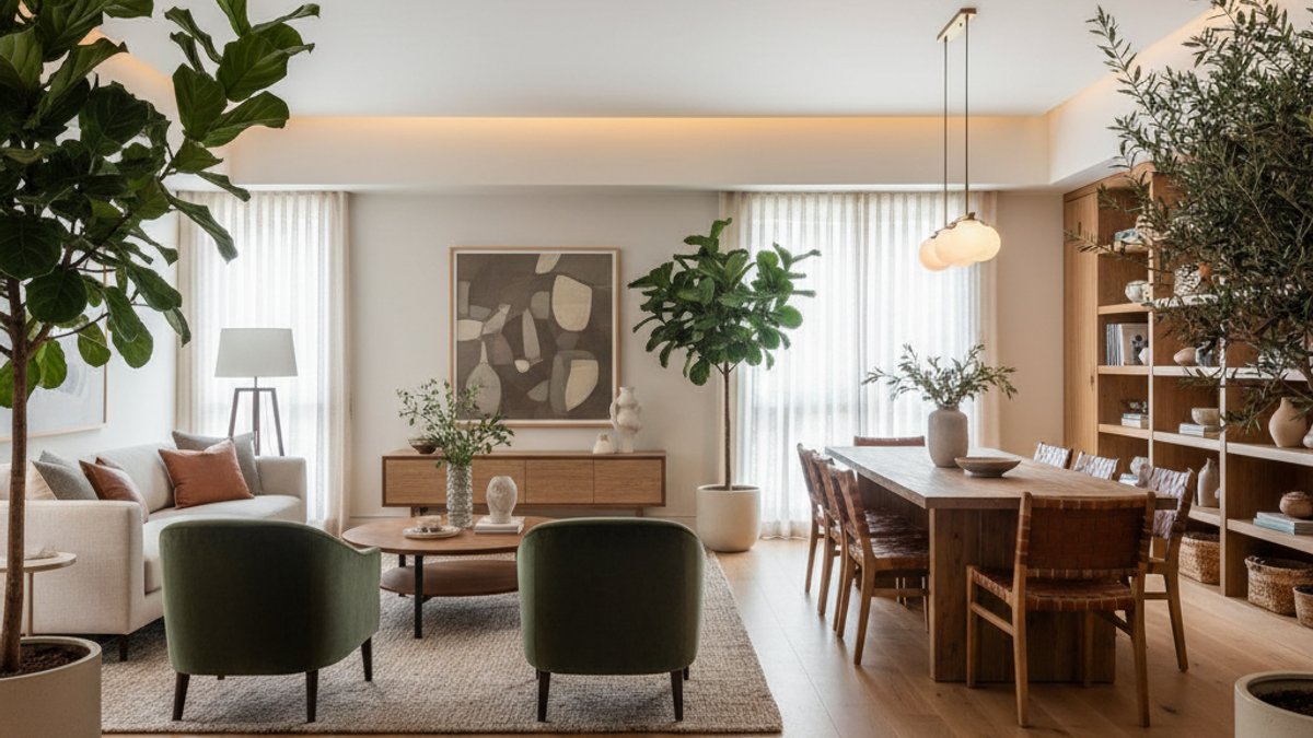 Nội Thất Đẹp Với Sàn Gỗ Phù Hợp