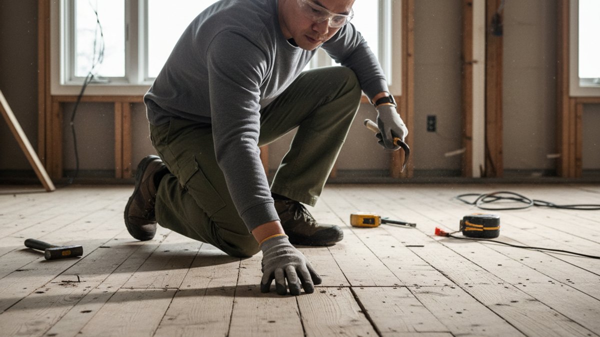 Kiểm Tra Nền Gỗ Cũ Trước Khi Lát Sàn