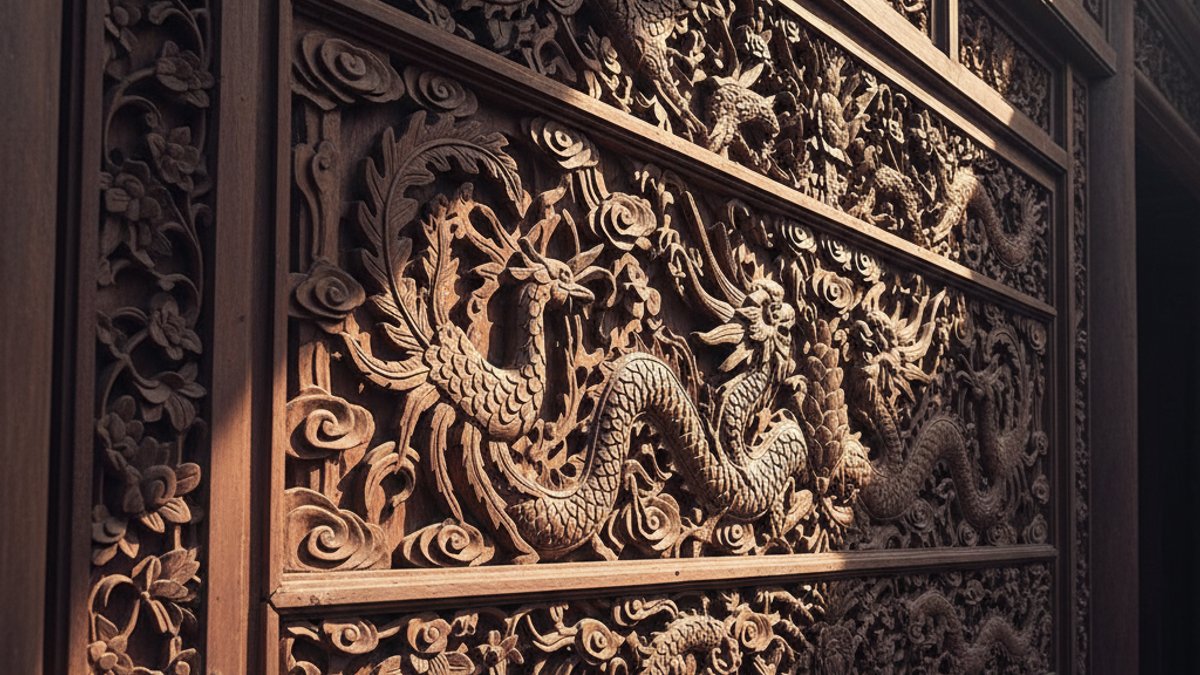 Chi Tiết Chạm Khắc Gỗ Trong Kiến Trúc Truyền Thống Việt Nam