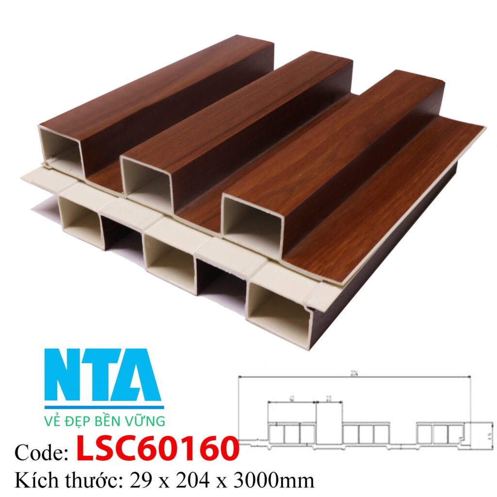 Lam Nhựa PVC 3 Sóng Cao NTA LSC60160