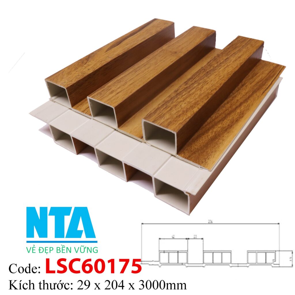 Lam Nhựa PVC 3 Sóng Cao NTA LSC60175