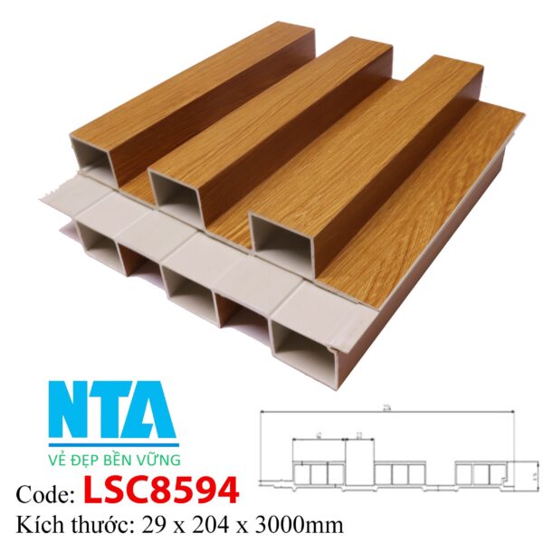 Lam Nhựa PVC 3 Sóng Cao NTA LSC8594