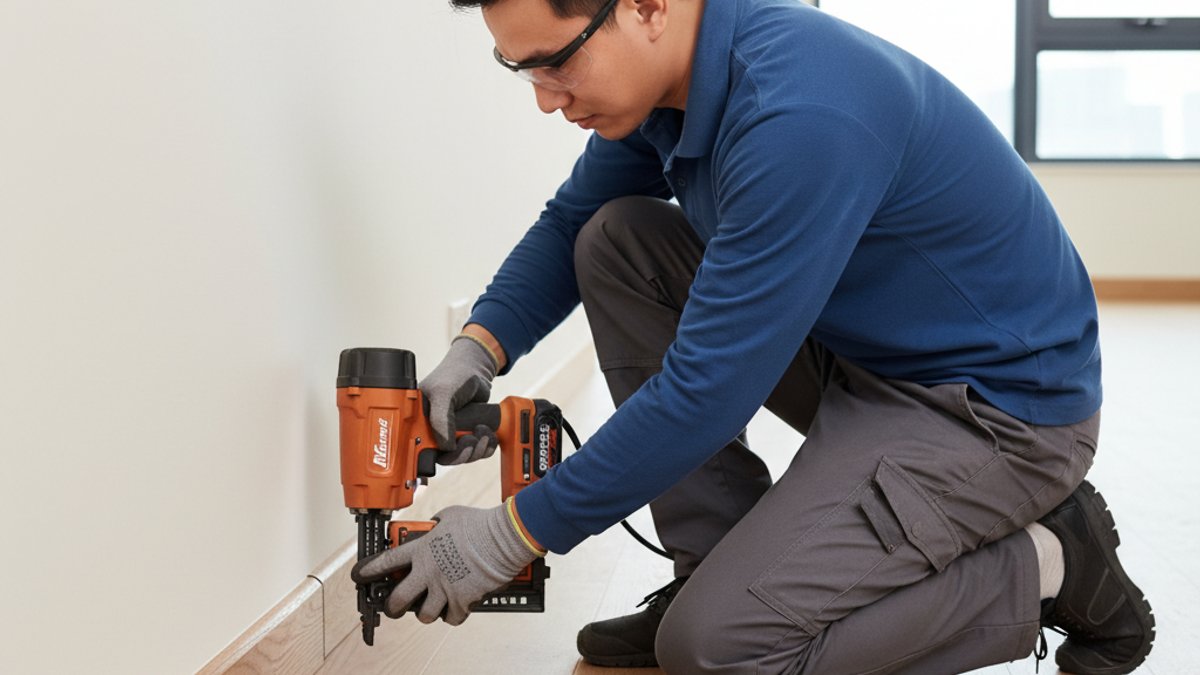 Thợ Thi Công Lắp Đặt Phào Chân Tường Sàn Gỗ