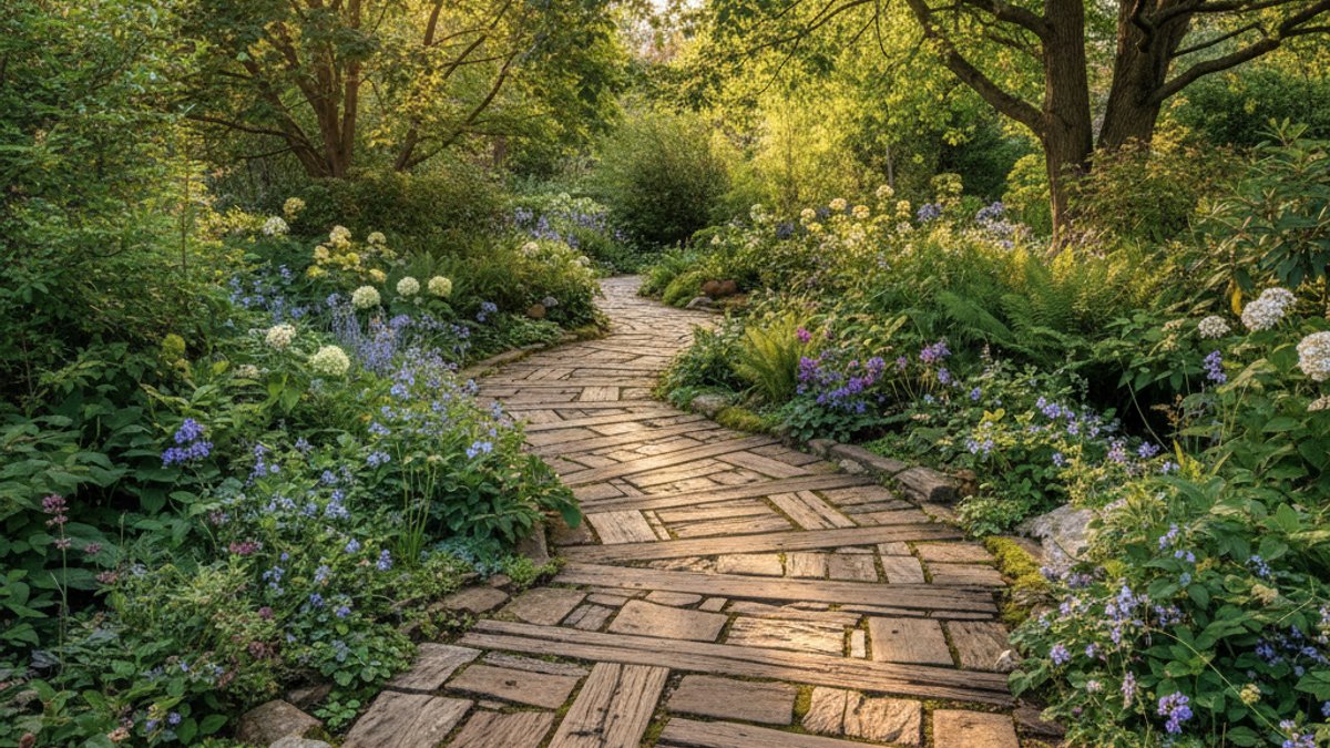 Tái Chế Gỗ Cũ: Biến Phế Liệu Thành Tài Nguyên Xanh Cho Ngôi Nhà Việt Lối Đi Sân Vườn Dùng Gỗ Cũ Tái Sử Dụng