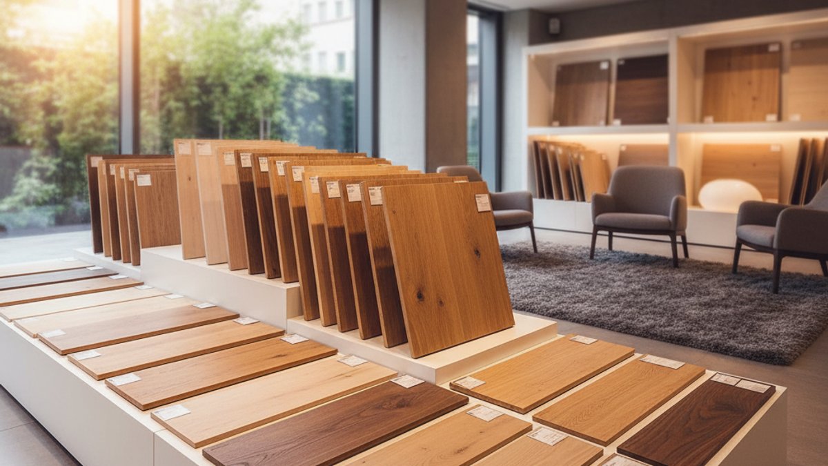 Các Mẫu Sàn Gỗ Công Nghiệp, Tự Nhiên Tại Showroom