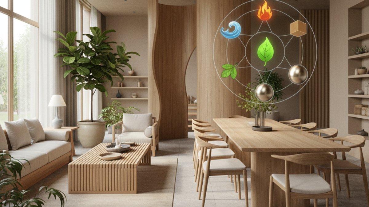 Nguyên Tắc Ngũ Hành Và Yếu Tố Mộc Trong Nội Thất