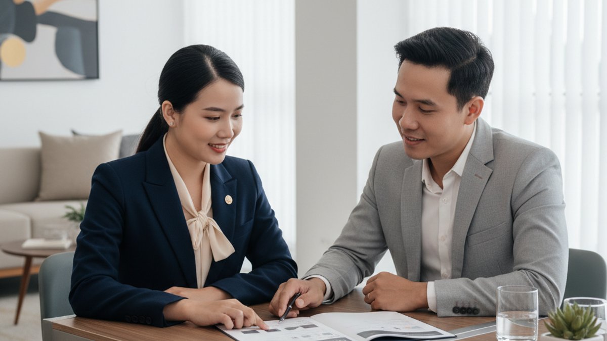 Nhân Viên Vua Gỗ Tư Vấn Khách Hàng Về Bảo Hành