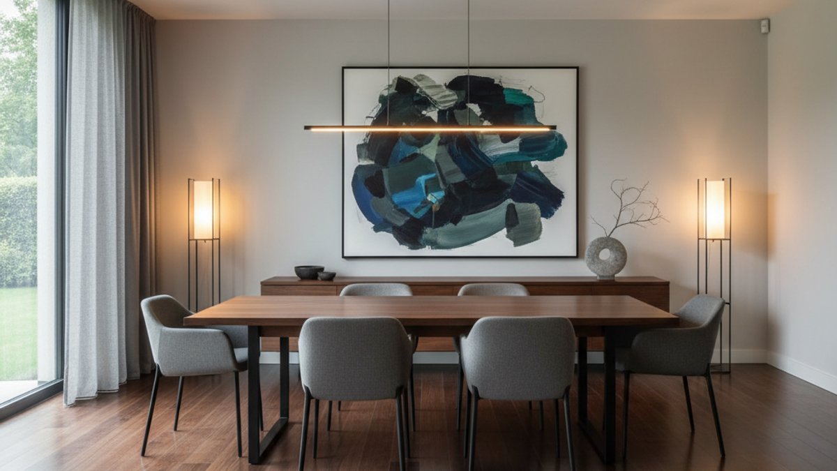 Sàn Và Bàn Ăn Bằng Gỗ Óc Chó Sang Trọng