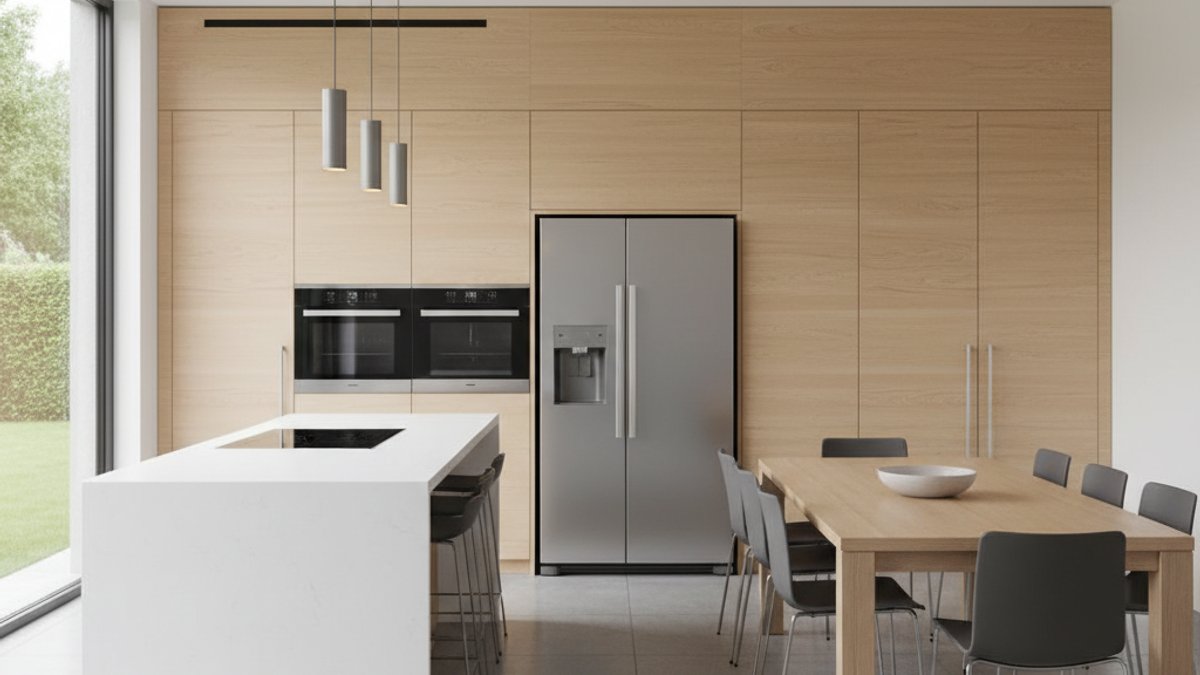 Gỗ Ốp Tường: Bí Quyết Biến Hóa Không Gian Độc Đáo, Sang Trọng Và Hiện Đại 2026 Gỗ Ốp Tường Phòng Bếp Hiện Đại