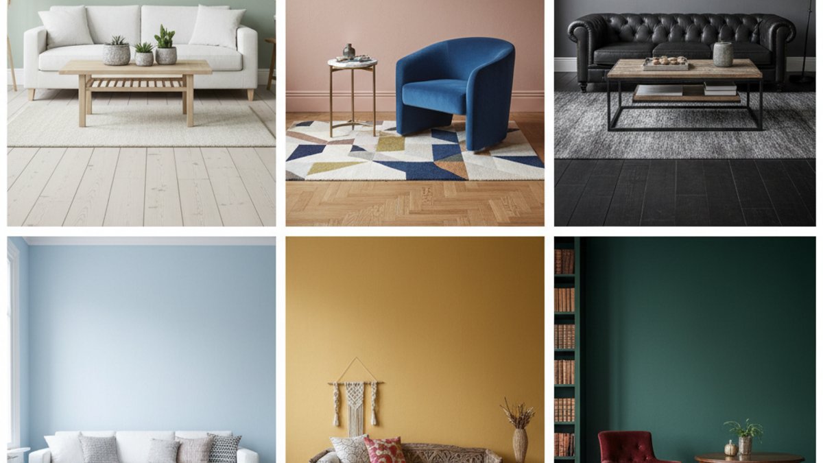 Nâng Tầm Không Gian Cũ: Bí Quyết Phối Hợp Sàn Gỗ Trong Cải Tạo Bảng Màu Sàn Gỗ, Tường, Nội Thất