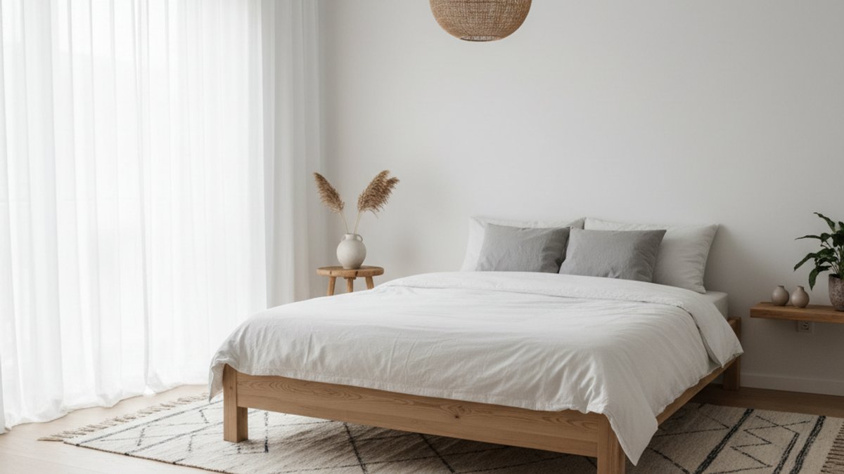 Phòng Ngủ Gỗ Phong Cách Bắc Âu Hiện Đại