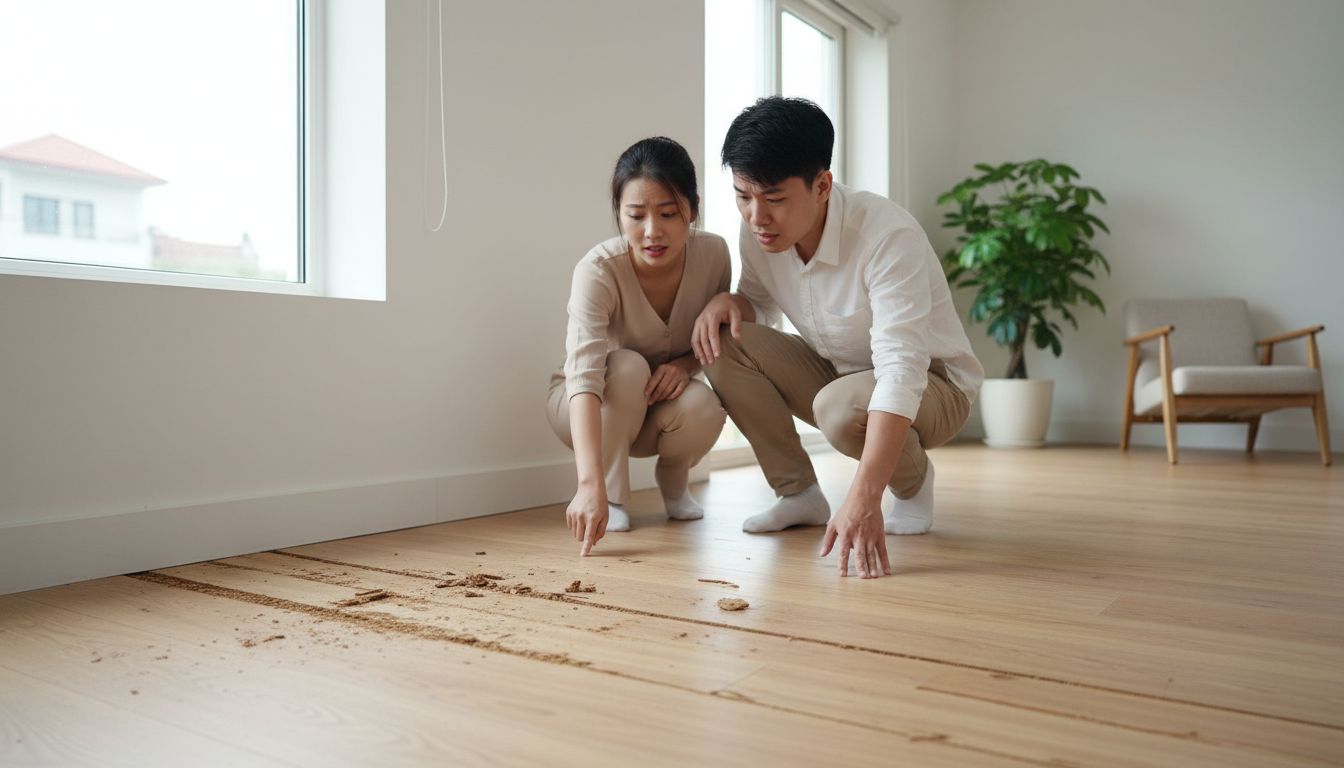 Sàn Gỗ Bị Mối Xông: Ai Bảo Hành? So Sánh &Amp; Giải Pháp An Toàn Từ Vua Gỗ Sàn Gỗ Bị Mối Xông: Ai Bảo Hành? So Sánh &Amp; Giải Pháp An Toàn Từ Vua Gỗ - Minh Họa 1