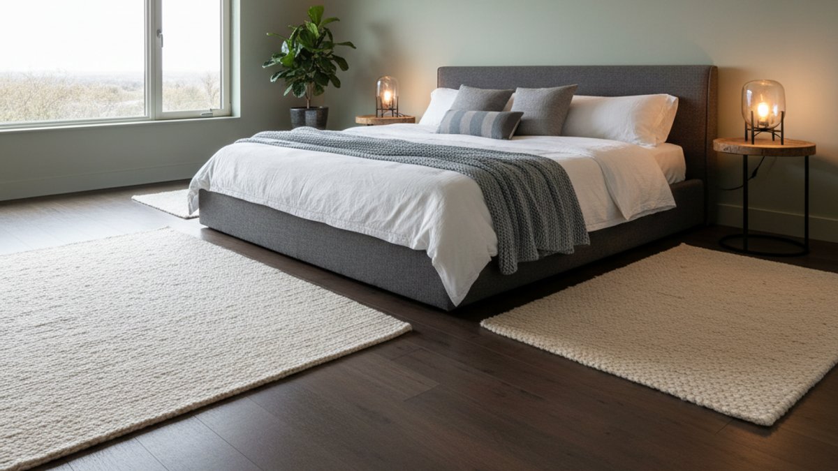 Nâng Tầm Không Gian Cũ: Bí Quyết Phối Hợp Sàn Gỗ Trong Cải Tạo Sàn Gỗ Công Nghiệp Màu Trầm Phòng Ngủ