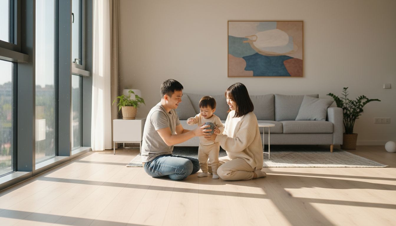 Sàn Gỗ Công Nghiệp Và Nỗi Lo Formaldehyde: Hiểu Đúng Tiêu Chuẩn E0, E1 Để Bảo Vệ Sức Khỏe Gia Đình - Minh Họa 1