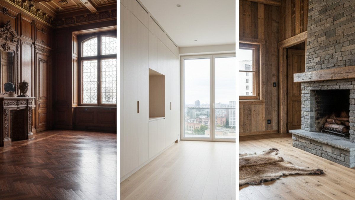 Nâng Tầm Không Gian Cũ: Bí Quyết Phối Hợp Sàn Gỗ Trong Cải Tạo Sàn Gỗ Cho Kiến Trúc Cổ Điển, Hiện Đại, Tối Giản