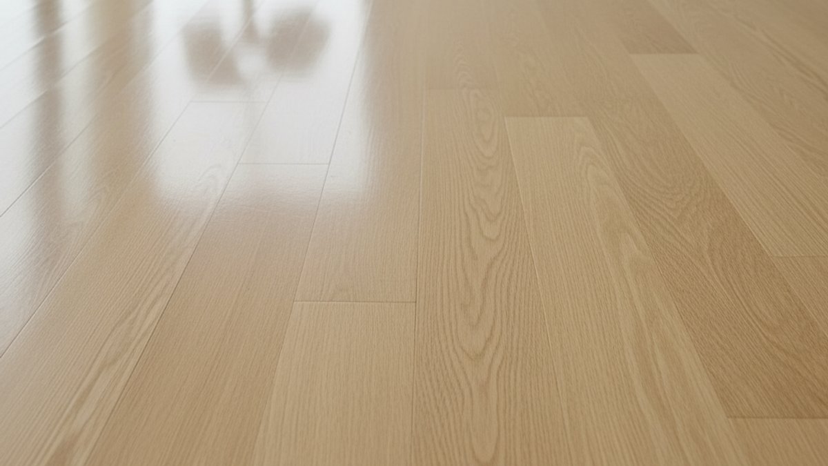 Sàn Gỗ Sạch Bóng, Phản Chiếu Ánh Sáng Sau Khi Được Bảo Dưỡng