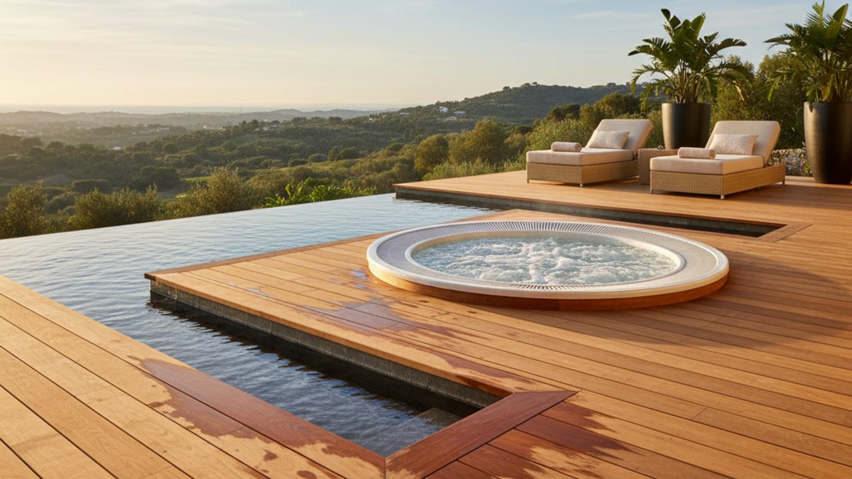 Sàn Gỗ Teak Cho Ban Công Hoặc Sân Vườn