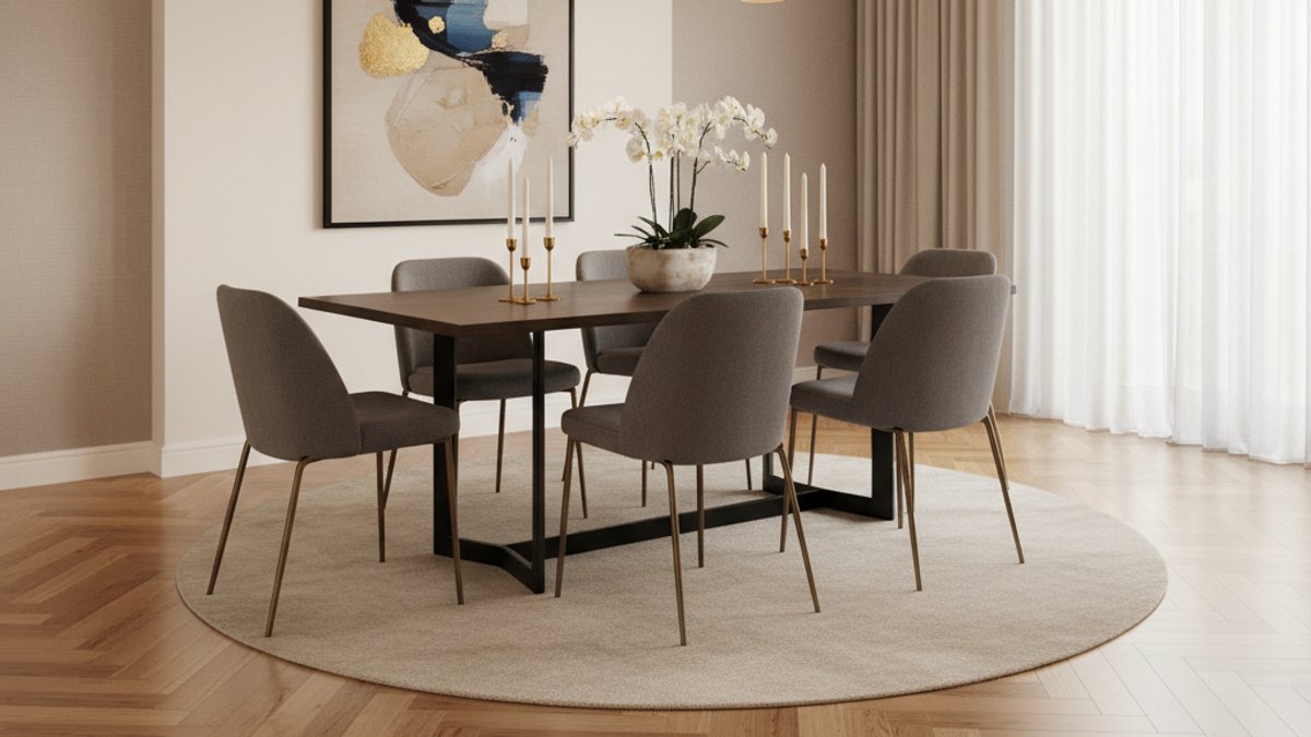 Sàn Gỗ Xương Cá Phòng Ăn Hiện Đại