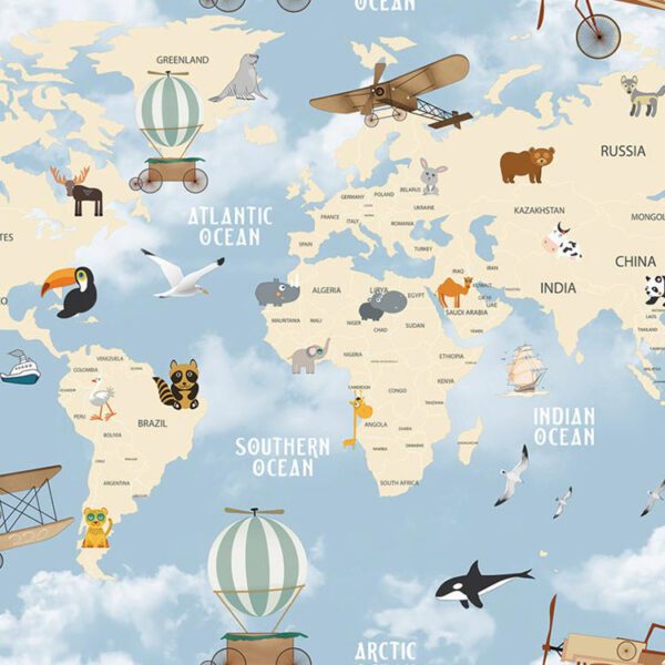 Giấy Dán Tường Hàn Quốc Trẻ Em Dream World 5138-1