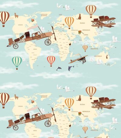 Giấy Dán Tường Hàn Quốc Trẻ Em Happy Stoy 2031-1