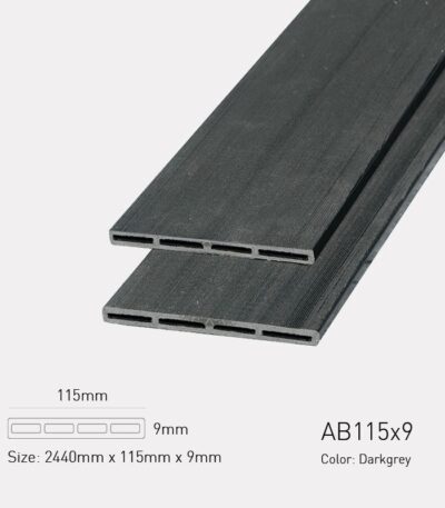 Gỗ Nhựa Awood AB115x9-Darkgrey