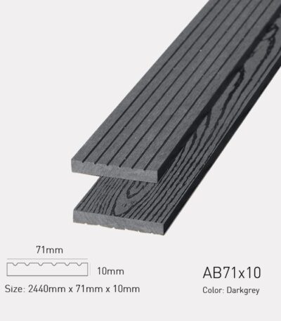 Gỗ Nhựa Awood AB71x10-Darkgrey
