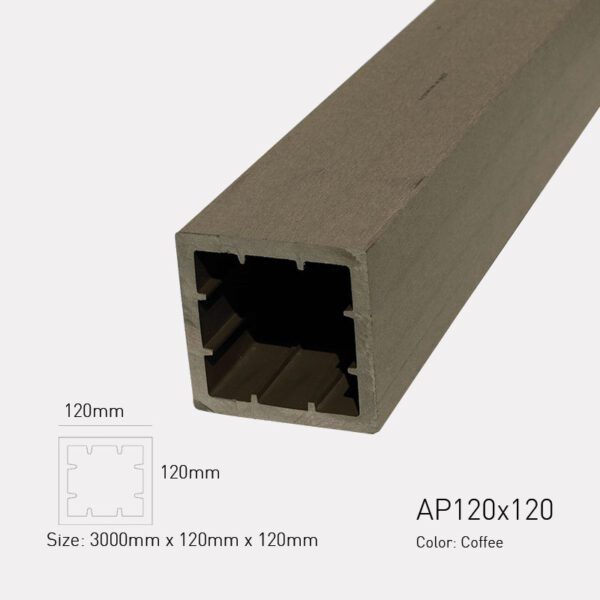 Gỗ Nhựa Awood AP120x120-Coffee