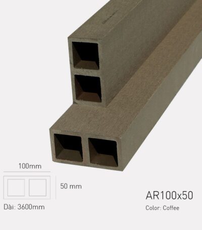 Gỗ Nhựa Awood AR100x50-Coffee