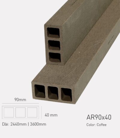 Gỗ Nhựa Awood AR90x40-Coffee