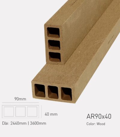 Gỗ Nhựa Awood AR90x40-Wood