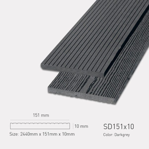 Gỗ Nhựa Awood SD151x10-Darkgrey