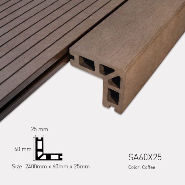 Thanh Kết Thúc Sàn Awood SA60x25-Coffee