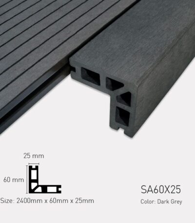 Thanh Kết Thúc Sàn Awood SA60x25-Darkgrey