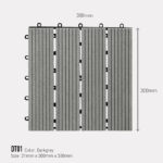 Vỉ Gỗ Nhựa Ngoài Trời Dt01-Darkgrey