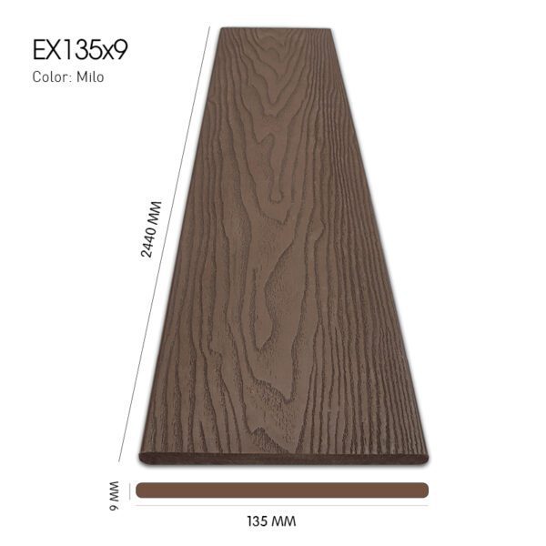 Gỗ Nhựa Ngoài Trời Exwood 3D EX135 Milo
