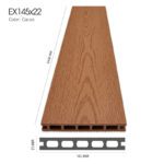 Sàn gỗ ngoài trời Exwood EX145x22 Cacao