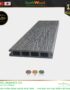 Sàn gỗ ngoài trời South Wood SW-D146H25-3D-Deep Grey