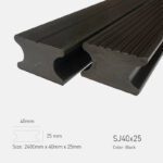 Phụ Kiện Xương Đà Nhựa TPWood SJ40x25-Black