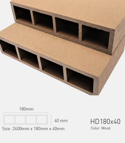 Lam Gỗ Nhựa Ngoài Trời TPWood HD180x40-Wood