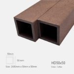 Lam Gỗ Nhựa Ngoài Trời TPWood HD50x50-Cofffee