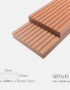 Lam Gỗ Nhựa Ngoài Trời TPWood SD72x12-Red Brown