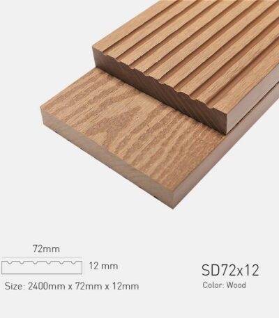 Lam Gỗ Nhựa Ngoài Trời TPWood SD72x12-Wood