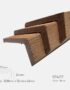 Thanh Nẹp V Gỗ Nhựa TPWood V24x52-Wood