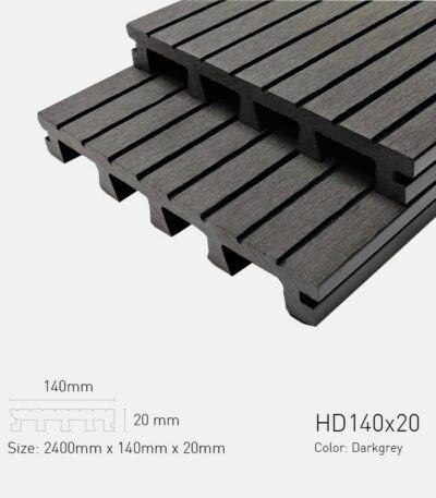 Sàn Gỗ Ngoài Trời TPWood HD140x20-Darkgrey
