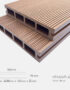 Sàn Gỗ Ngoài Trời TPWood HD140x25-4S-2G-Wood