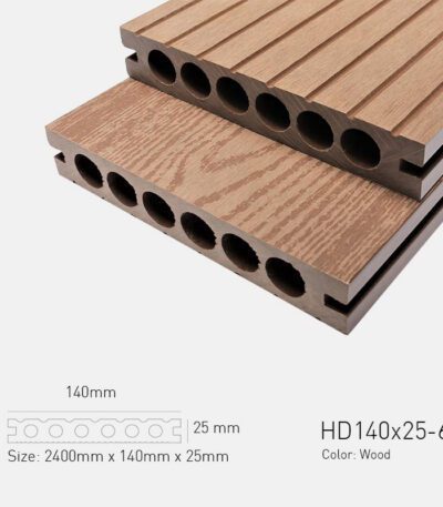 Sàn Gỗ Ngoài Trời TPWood HD140x25-6R-Wood