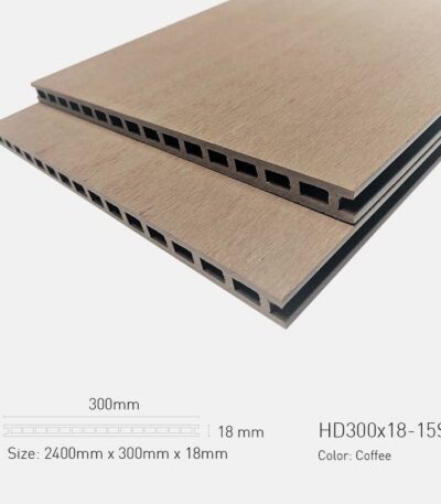 Sàn Gỗ Ngoài Trời TPWood HD300x18-15S-Cofffee