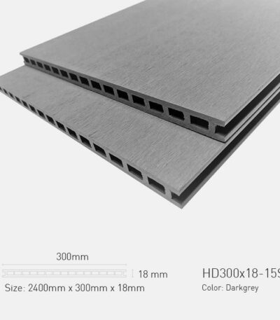 Sàn Gỗ Ngoài Trời TPWood HD300x18-15S-Darkgrey